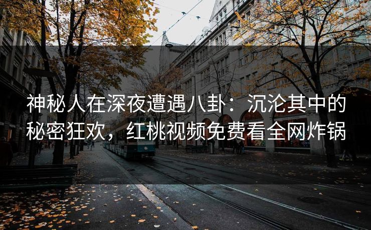 神秘人在深夜遭遇八卦：沉沦其中的秘密狂欢，红桃视频免费看全网炸锅